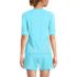 Women's Petite Elbow Sleeve Relaxed UPF 50 Rash Guard, Back