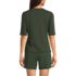 Women's Petite SunShade UPF 50 Elbow Sleeve Relaxed Rash Guard, Back