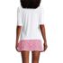 Women's Petite Elbow Sleeve Relaxed UPF 50 Rash Guard, Back