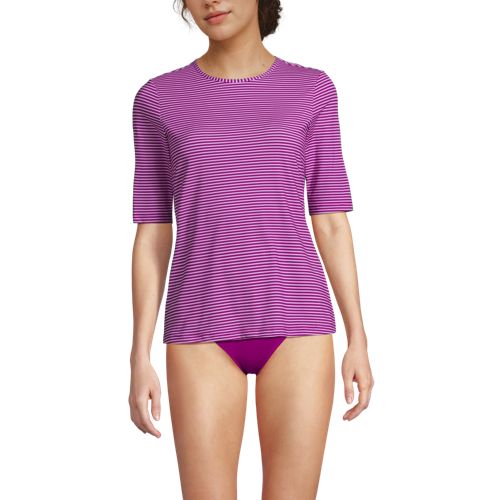 Women's SunShade UPF 50 Elbow Sleeve Relaxed Rash Guard, Front