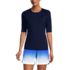 Women's SunShade UPF 50 Elbow Sleeve Relaxed Rash Guard, Front