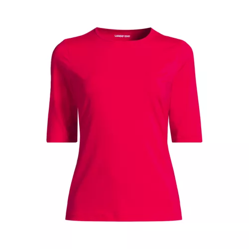 Women's SunShade UPF 50 Elbow Sleeve Rash Guard Swim Tee, Front