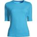 Women's Petite Elbow Sleeve Relaxed UPF 50 Rash Guard, Front