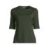 Women's Petite SunShade UPF 50 Elbow Sleeve Relaxed Rash Guard, Front
