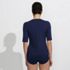 Women's SunShade UPF 50 Elbow Sleeve Relaxed Rash Guard, Back