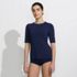 Women's SunShade UPF 50 Elbow Sleeve Relaxed Rash Guard, Front