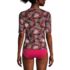 Women's Crew Neck Rash Guard UPF 50 Sun Protection Swim Tee, Back