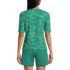 Women's Petite SunShade UPF 50 Elbow Sleeve Relaxed Rash Guard, Back
