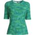 Women's Petite SunShade UPF 50 Elbow Sleeve Relaxed Rash Guard, Front