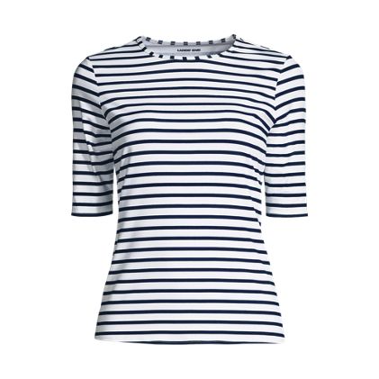 Women's Crew Neck Rash Guard UPF 50 Sun Protection Swim Tee - image 3