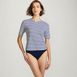 Women's Crew Neck Rash Guard UPF 50 Sun Protection Swim Tee, Front