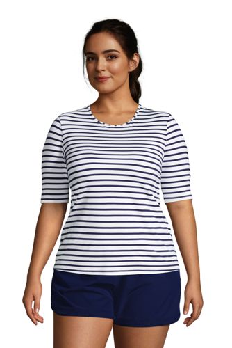 swim tees plus size