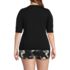 Women's Plus Size Elbow Sleeve Relaxed UPF 50 Rash Guard, Back