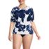 Women's Plus Size SunShade UPF 50 Elbow Sleeve Relaxed Rash Guard, Front