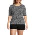 Women's Plus Size SunShade UPF 50 Elbow Sleeve Relaxed Rash Guard, Front