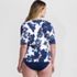 Women's Plus Size Elbow Sleeve Relaxed UPF 50 Rash Guard, Back
