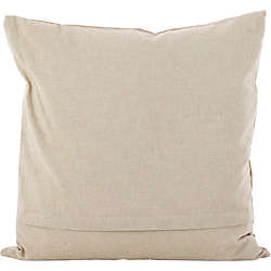 Saro Lifestyle Floral Embroidered Decorative Throw Pillow, Back