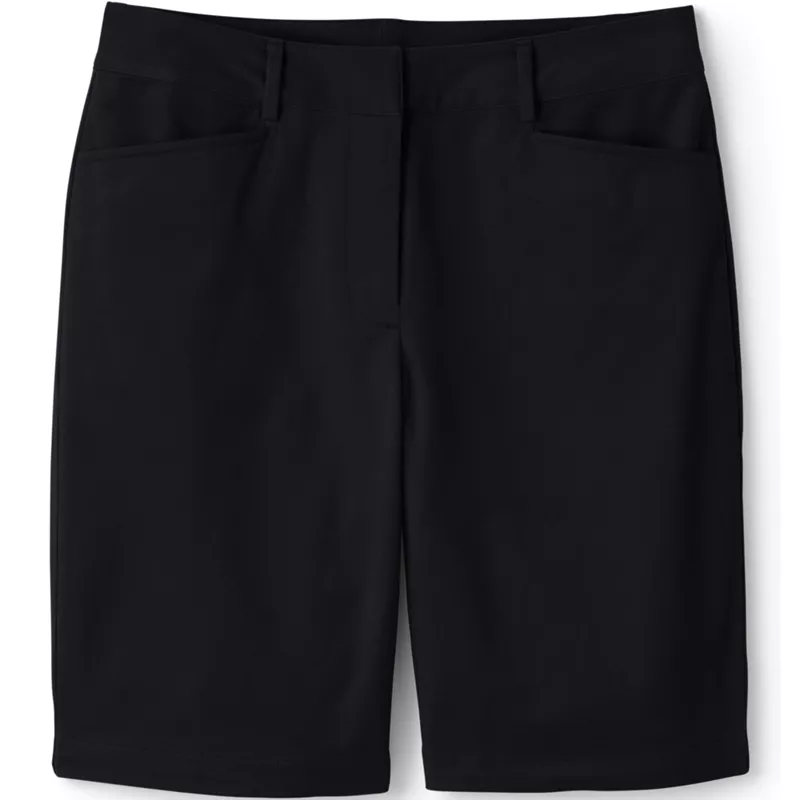 Custom Women's Stretch Chino Bermuda Shorts, Front