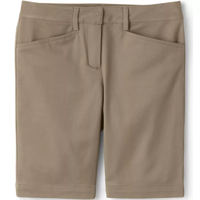 Custom Juniors Stretch Chino Bermuda Shorts, Front