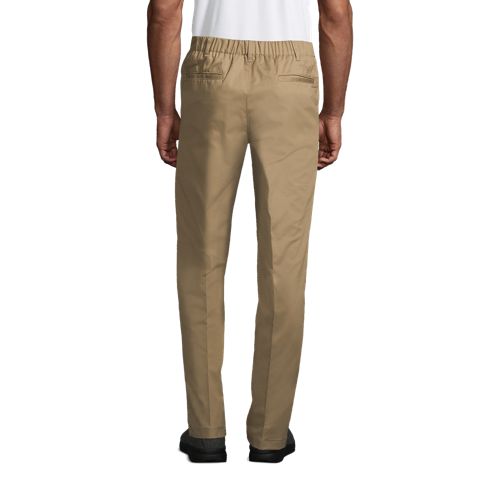 mens elastic waist chinos