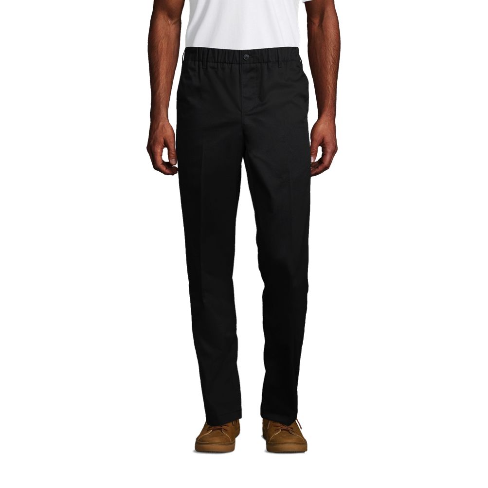 Men's Elastic Waist Pull-On Chino Pants