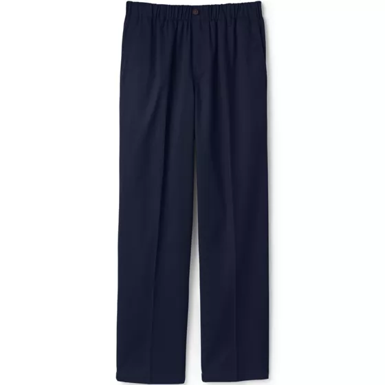 School Uniform Boys Elastic Waist Pull-On Chino Pants - primary