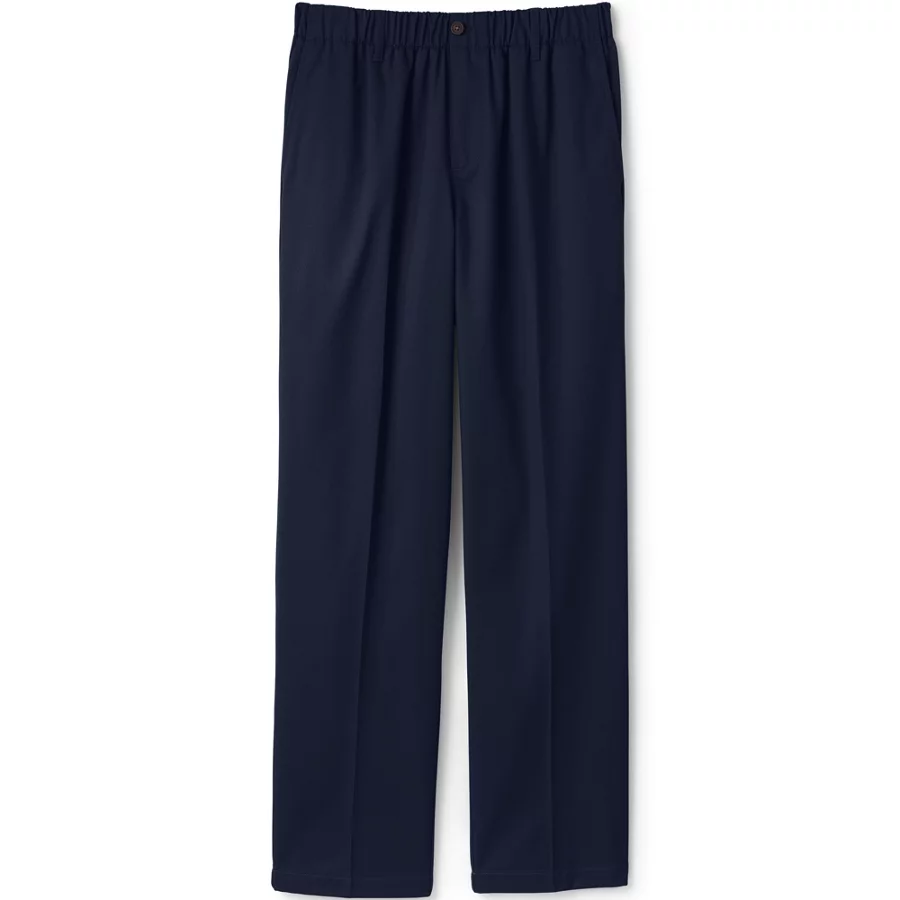 School Uniform Boys' Elastic Waist Pull On Chino Pants view 6