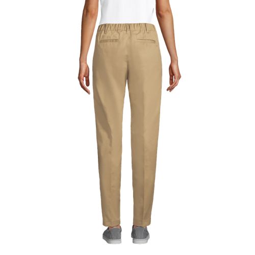 Women's Elastic Waist Pull-On Chino Pants - image 2
