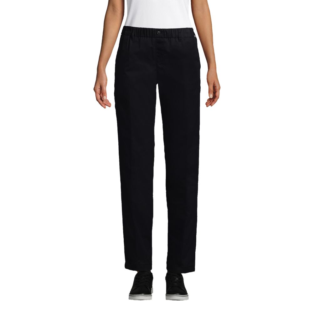 Women's Pull On Elastic Waist Pants with Pockets