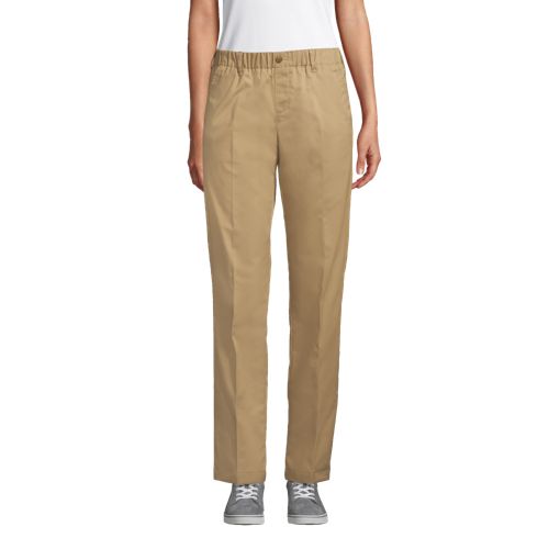 Women's Elastic Waist Pull-On Chino Pants - image 3