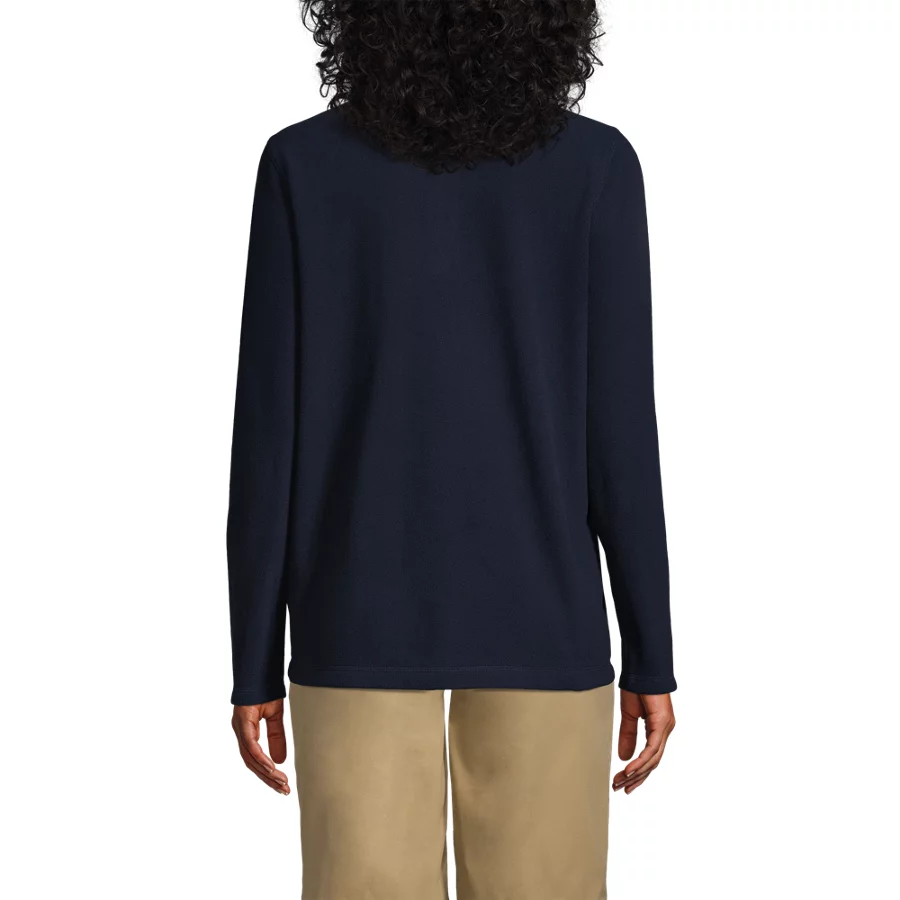 School Uniform Lightweight Fleece Quarter Zip Pullover view 1