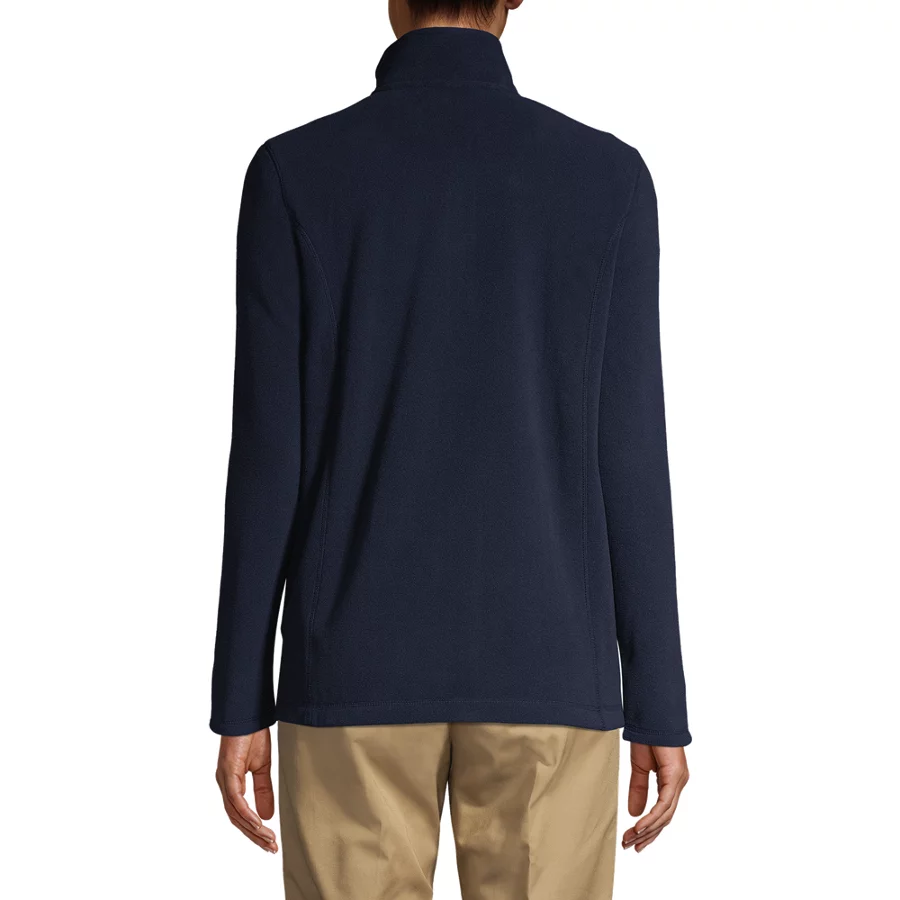 School Uniform Full Zip Mid Weight Fleece Jacket view 4