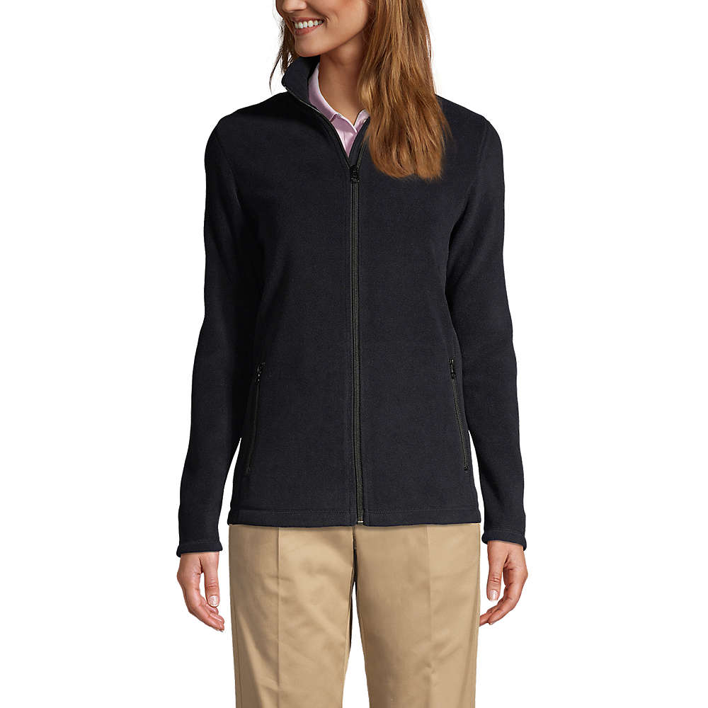 Women's Full-Zip Mid-Weight Fleece Jacket, Front