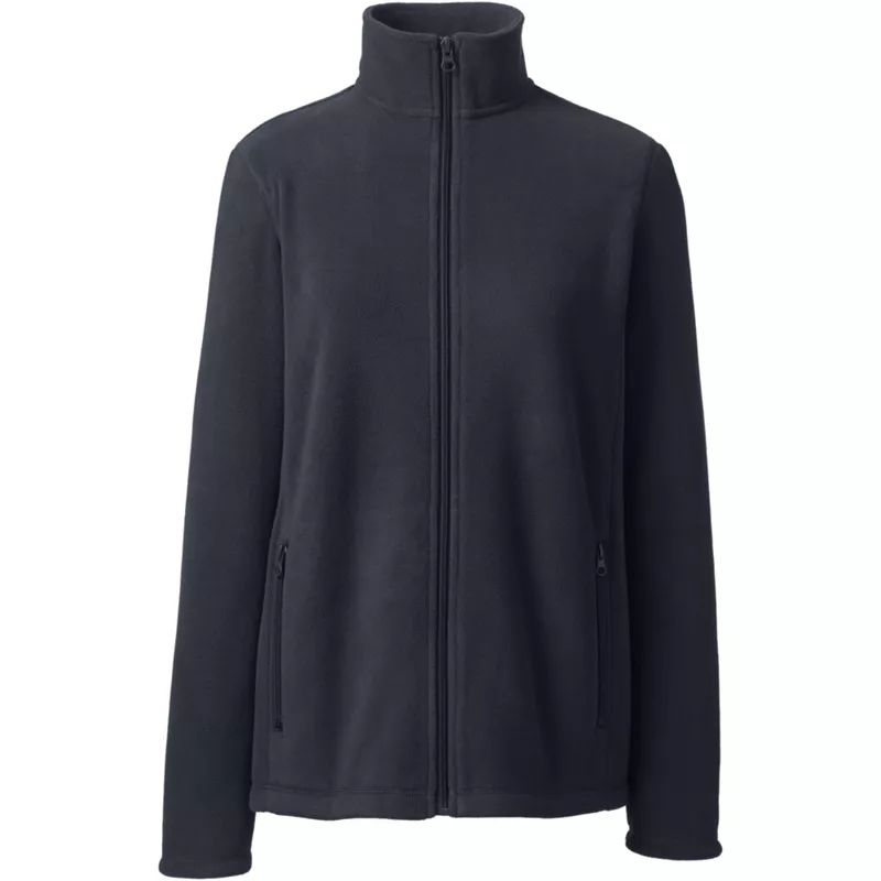 Women's Full-Zip Mid-Weight Fleece Jacket, Front