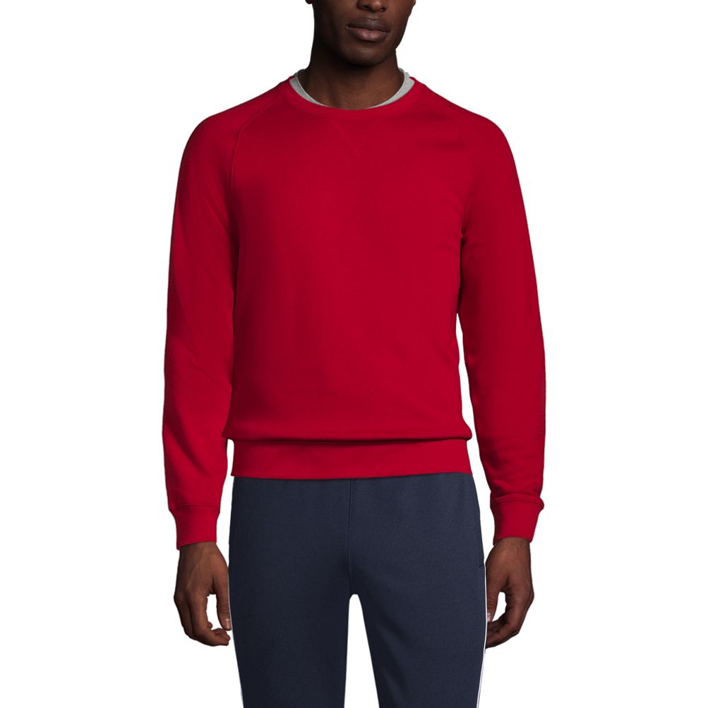 Long red online sweatshirt