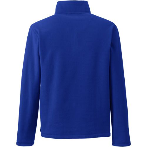 Men's Lightweight Fleece Quarter Zip Pullover, Back