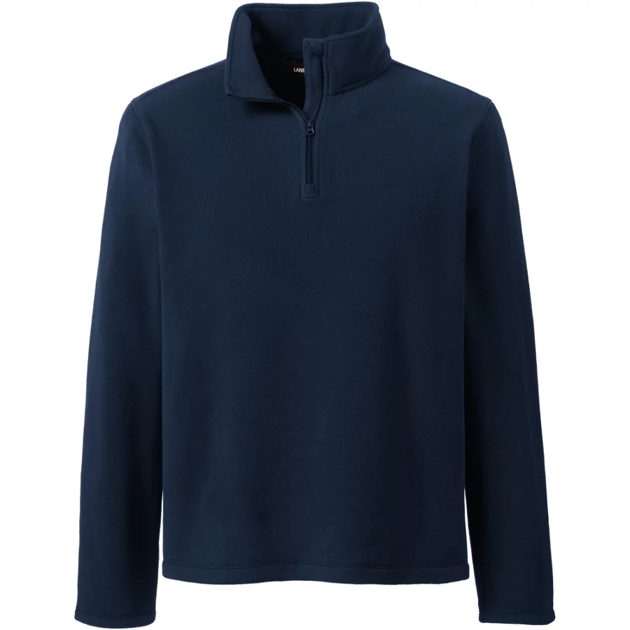 School Uniform Lightweight Fleece Quarter Zip Pullover view 2