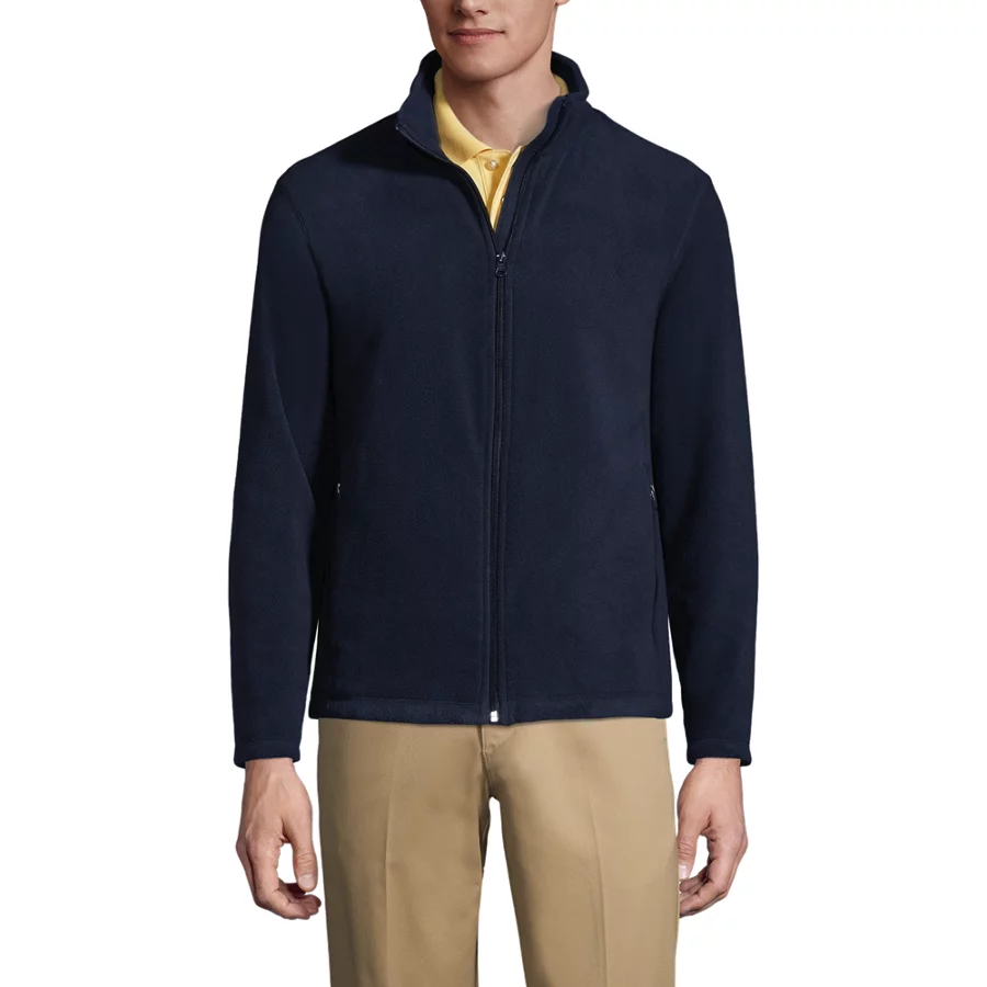 School Uniform Full Zip Mid Weight Fleece Jacket view 1