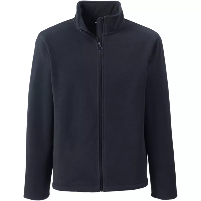 Men's Full-Zip Mid-Weight Fleece Jacket, Front