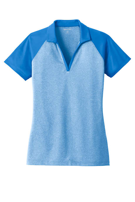 Sport-Tek Women's Plus Colorblock Short Sleeve Polo