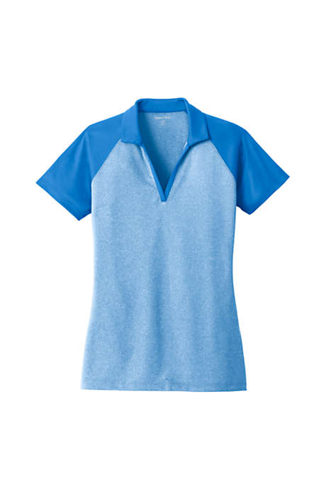 Sport-Tek Women's Plus Size Colorblock Short Sleeve Polo Shirt