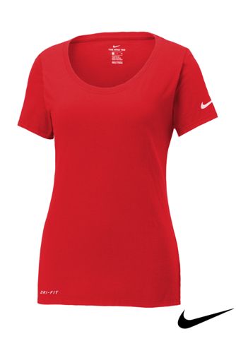 the nike tee athletic cut dri fit womens