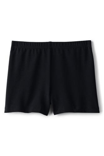 girls black overall shorts