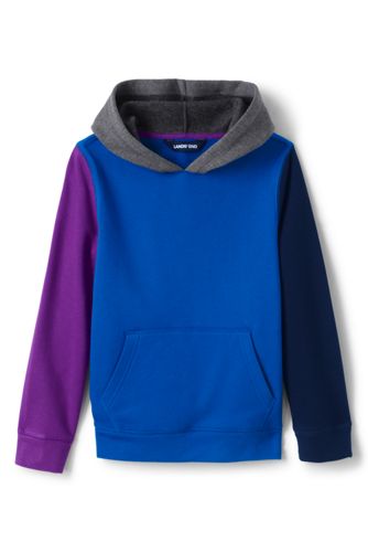 lands end fleece hoodie