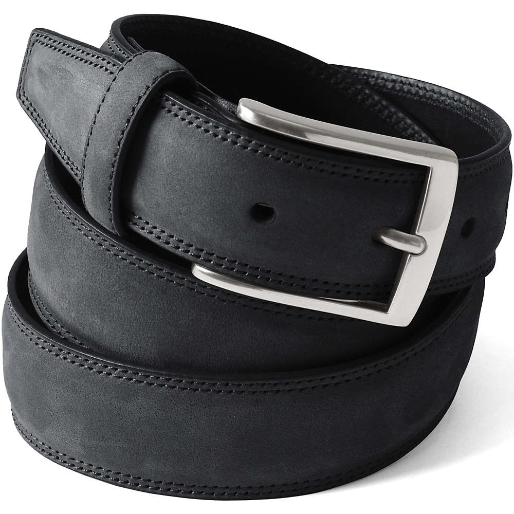 Men's Nubuck Leather Belt, Front
