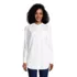 Women's Petite Cotton A-Line Long Sleeve Tunic Top, Front