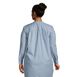 Women's Plus Size Cotton A-Line Long Sleeve Tunic Top, Back