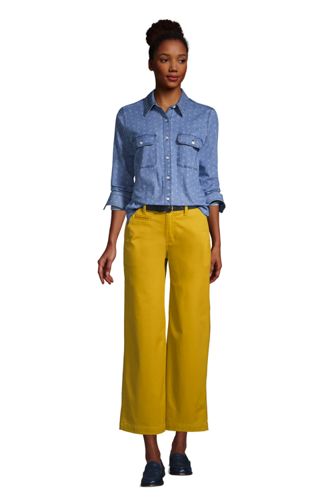 women's petite denim shirt