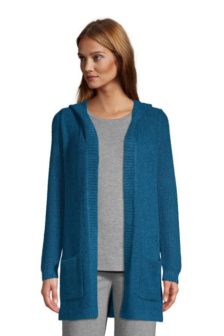 Vetinee Womens Open Front Cable Knit Long Sleeve Buttons Pocket Cardigan Sweaters
