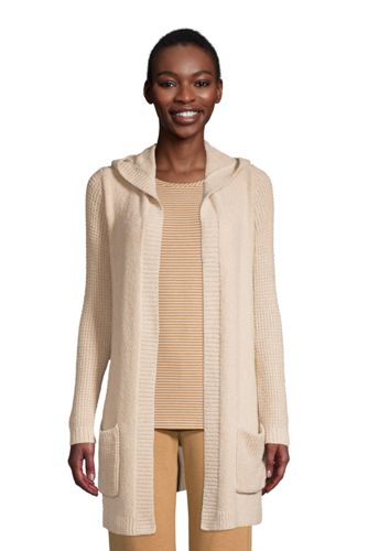 hooded lounge cardigan